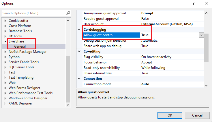 Collaborate Work In Same Project From VS 2017 And VS 2019 Using Live Share